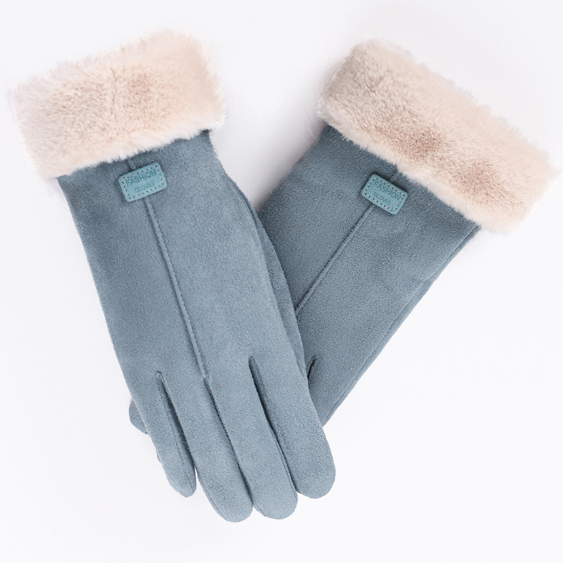 🧤🧤Velvet warm gloves (does not affect the use of mobile phones)