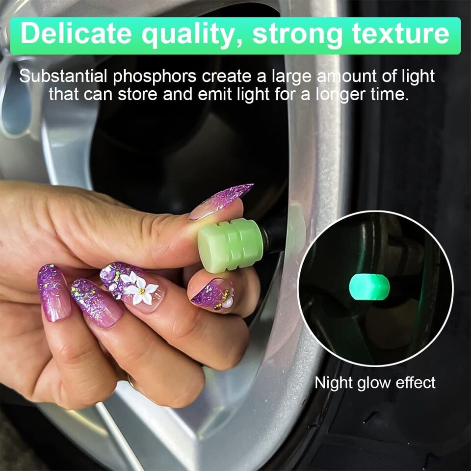 Car Auto Wheel Tire Air Valve Stem LED Light