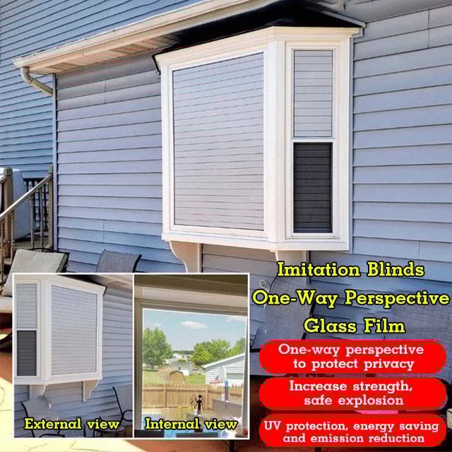 🎄Christmas Sale - 48% OFF🎁One-Way Imitation Blinds Privacy Window Cover