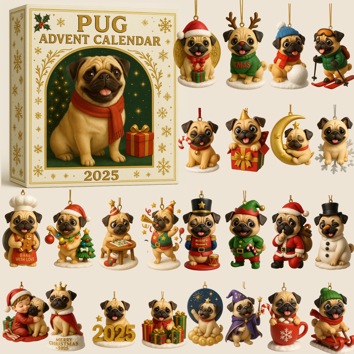 2025 Pug Advent Calendar