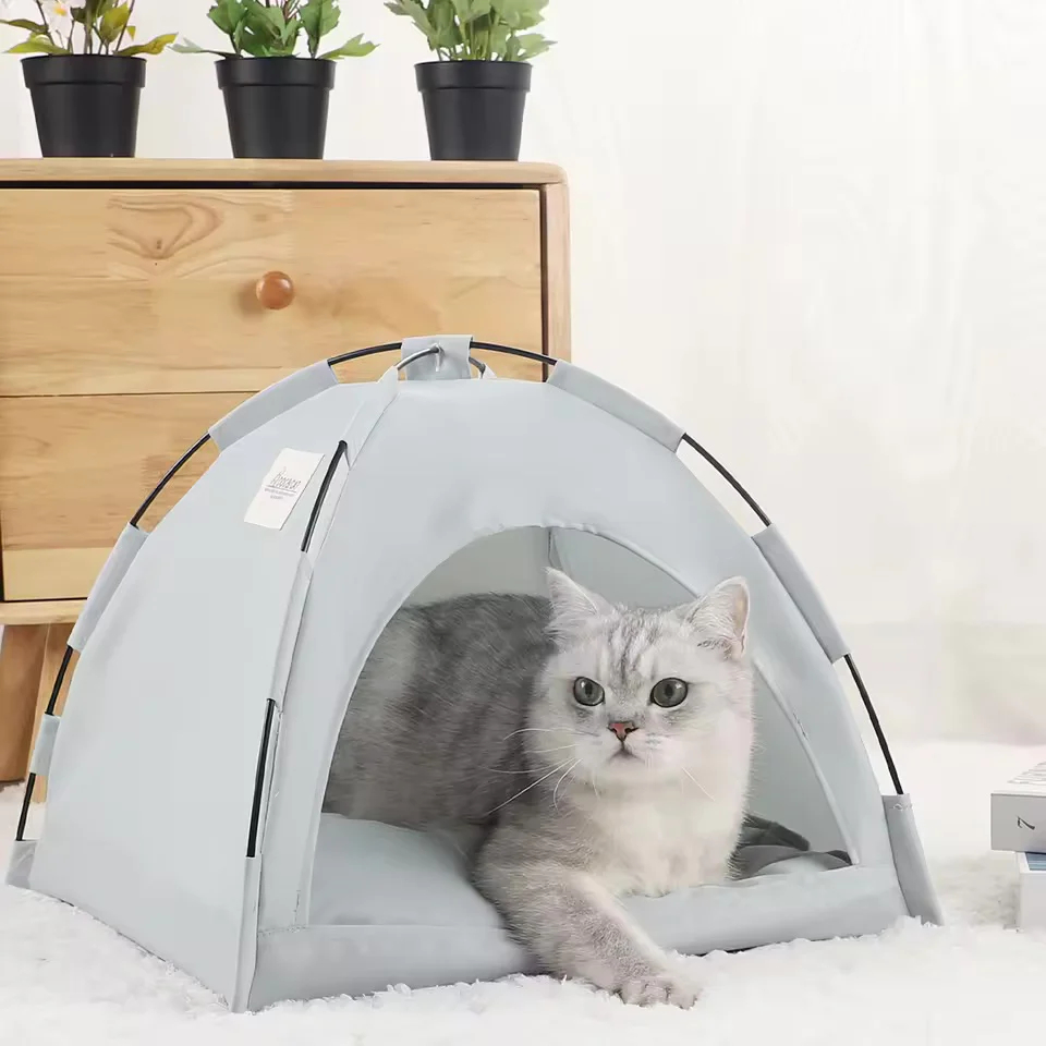Cozy Cat & Dog Tent 🐾 | Portable Pet Hideaway for Cats & Small Dogs