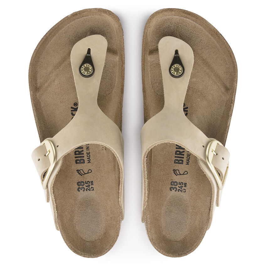 Gizeh Big Buckle Nubuck Leather B-23831