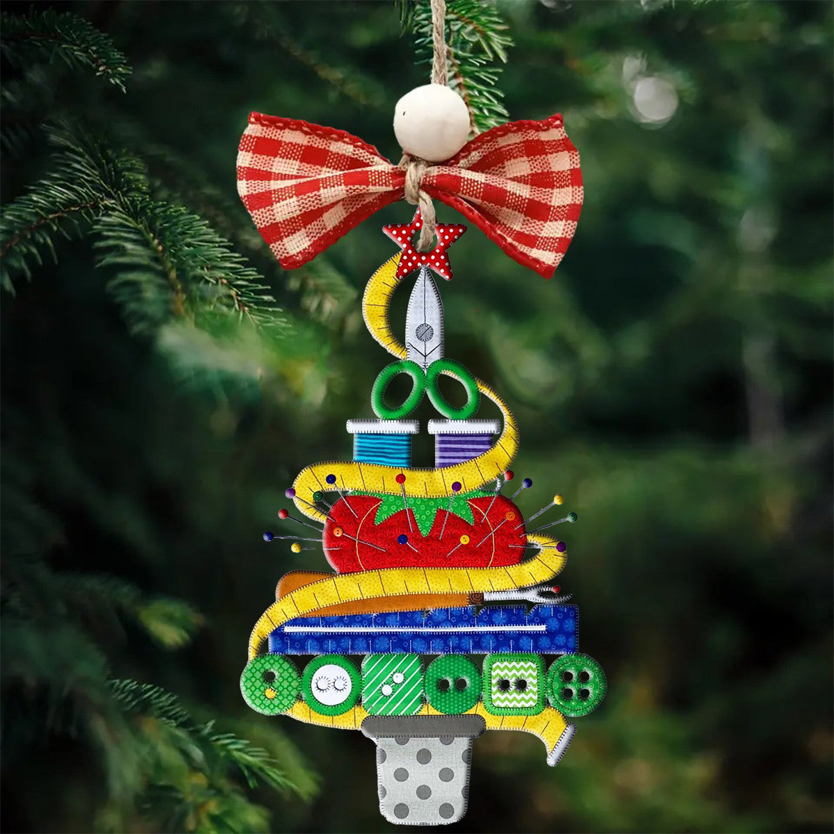 🪡Quilting Christmas tree Ornament