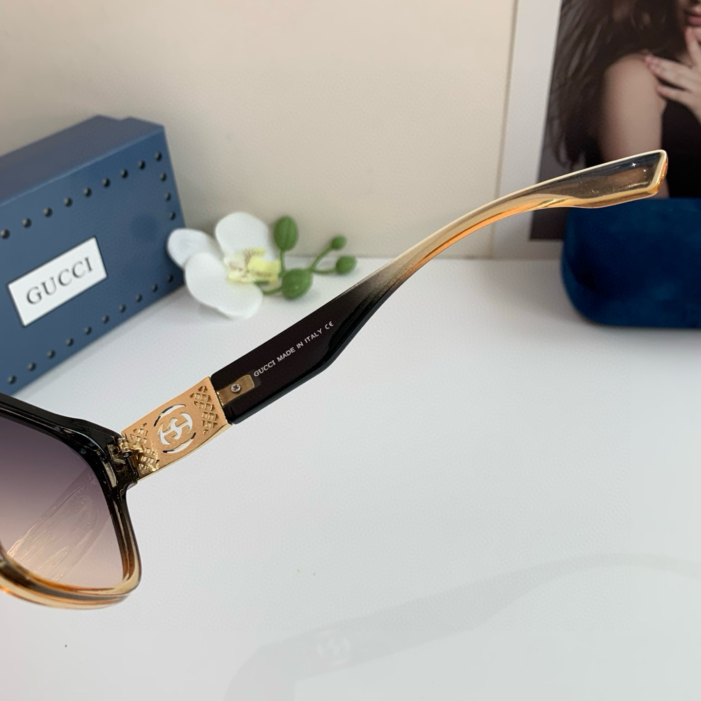 Gucci Round Frame Sunglasses