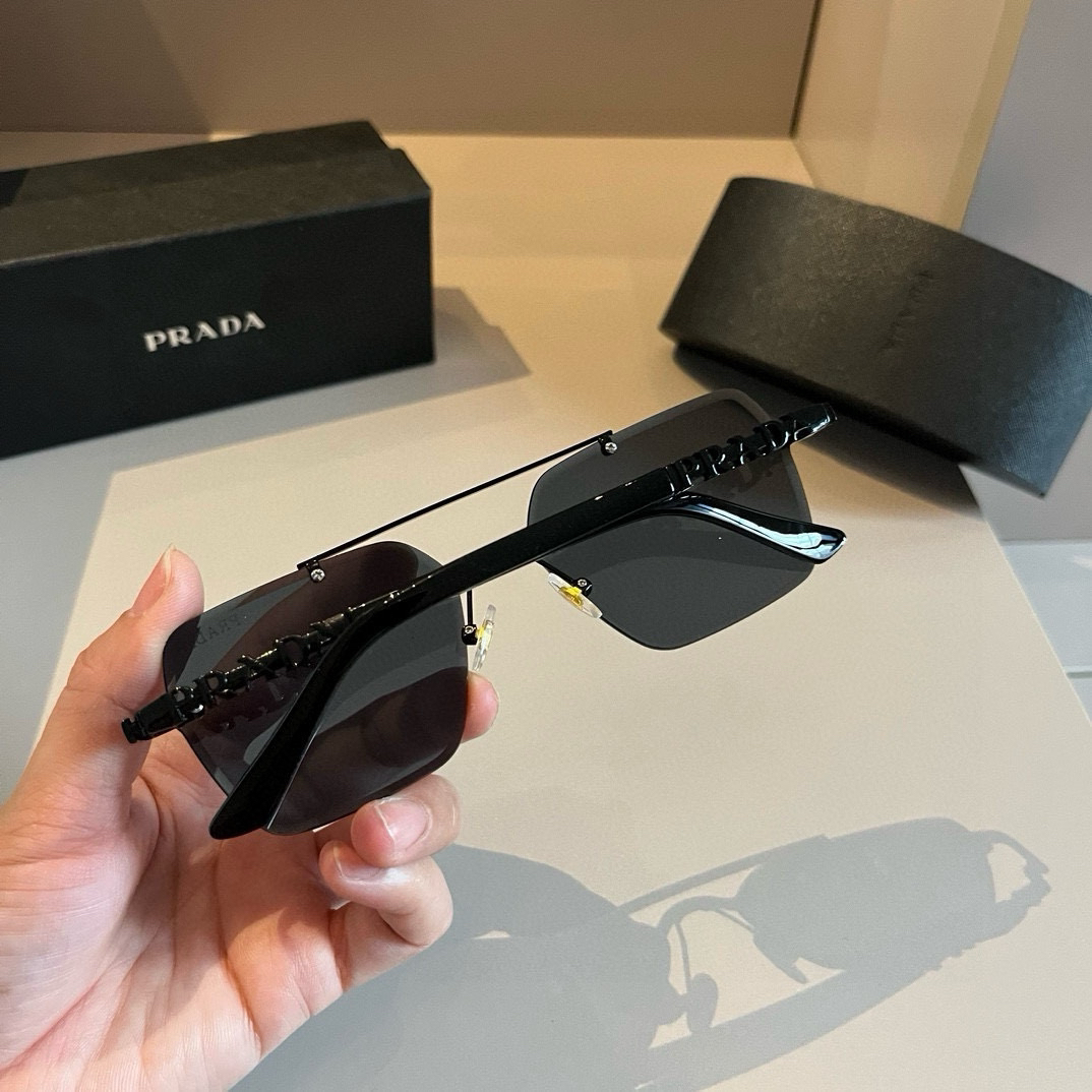 Prada rimless sunglasses