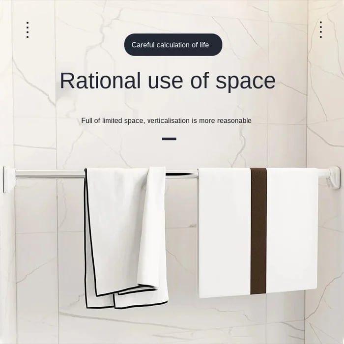 Perforation-free Wardrobe Hanging Support Hanger Expansion Rod