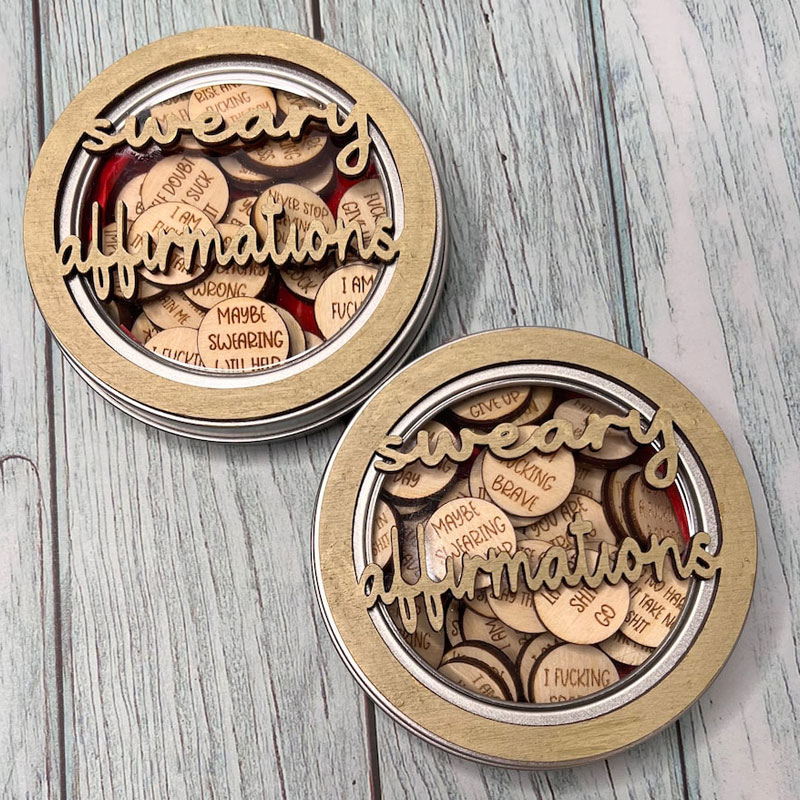 Sassy Swear Word Affirmation Tokens