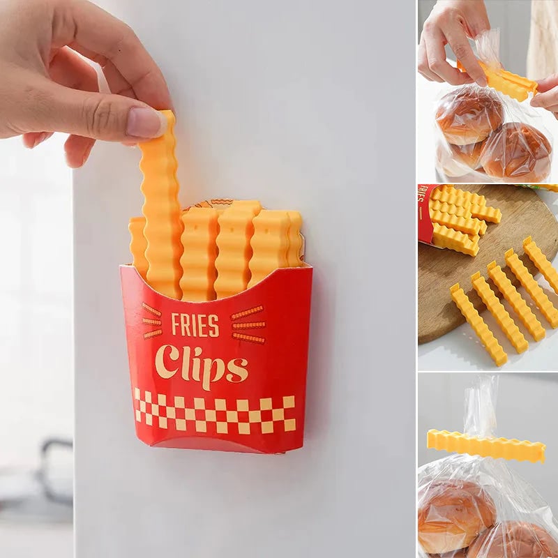 🔥Last Day-[SAVE 50% OFF]--🍟Funny Magnetic French Fries Food Clips With Box(12Pcs/Set)🔥BUY MORE SAVE MORE