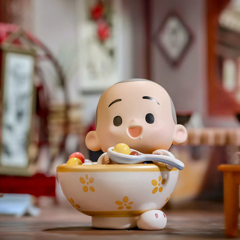 POP MART The Little Monk Yichan Chinese Delicacy Series [1 Blind Box]