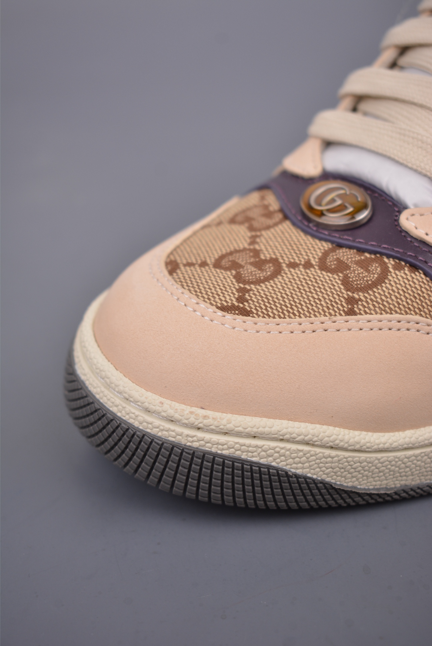 Gucci Screener GG Sneaker Low Beige Dark Purple