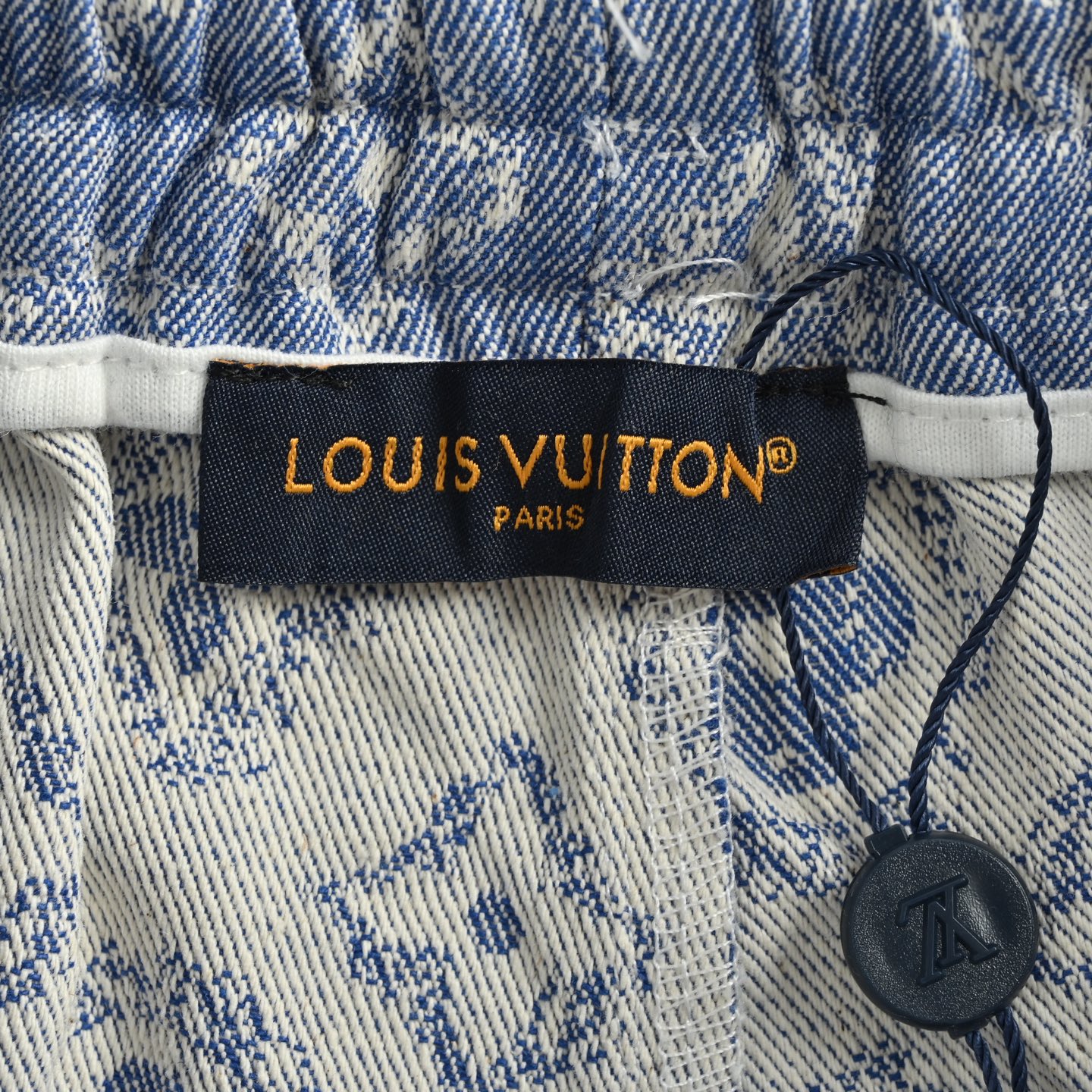 Louis Vuitton all over print monogram zip up shorts