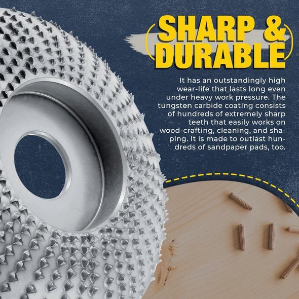🔥48% OFF THIS HOUR🔥Wood Angle Shaping Wheel(BUY 3 GET 1 FREE & FREE SHIPPING)