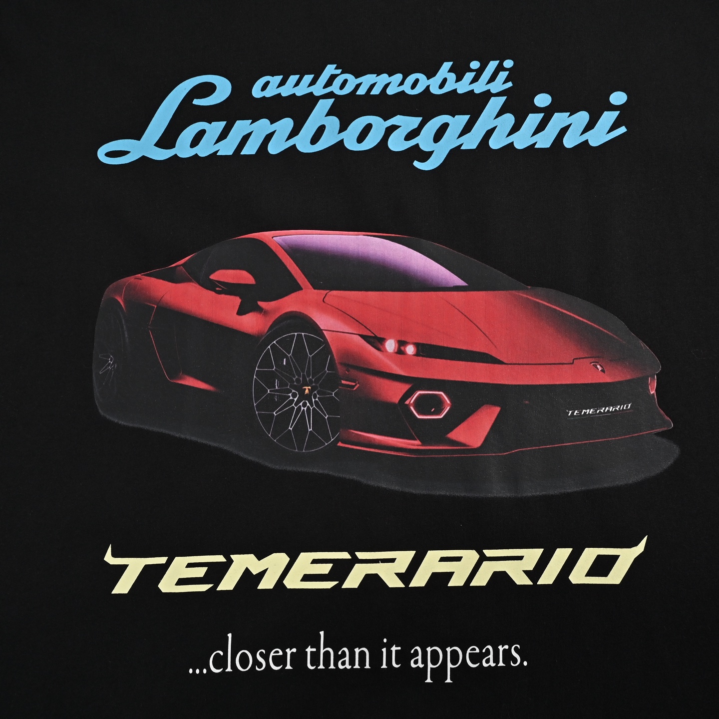 Balenciaga Lamborghini racing short sleeves