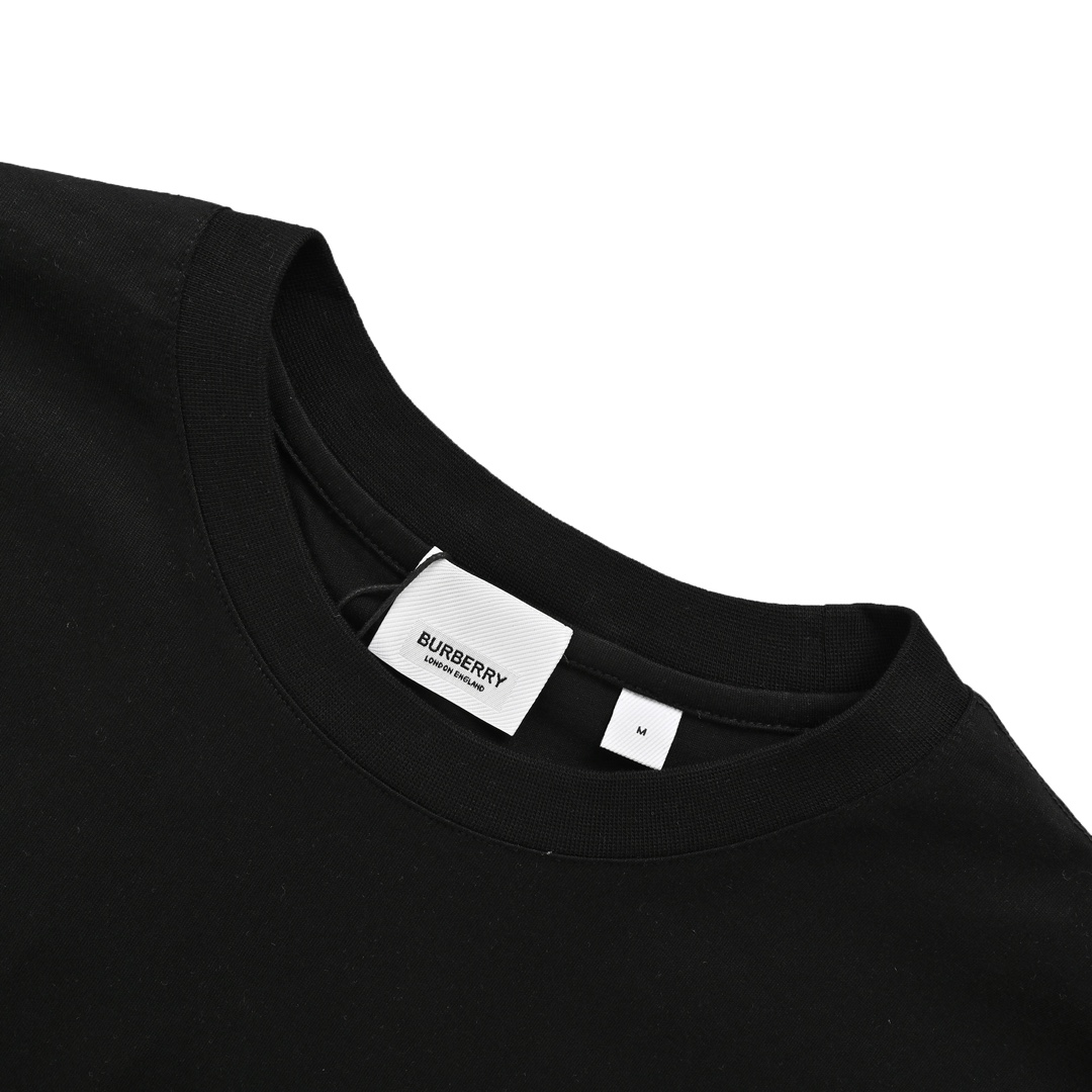 Burberry classic double shadow letter print short sleeve