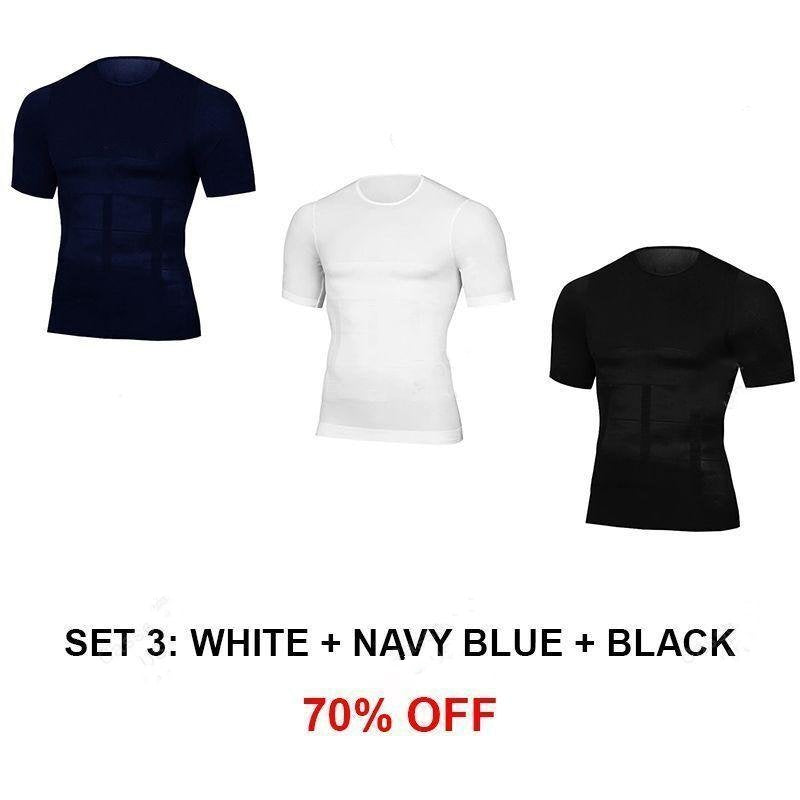 Men's Body Shaper Compression Workout T-shirt