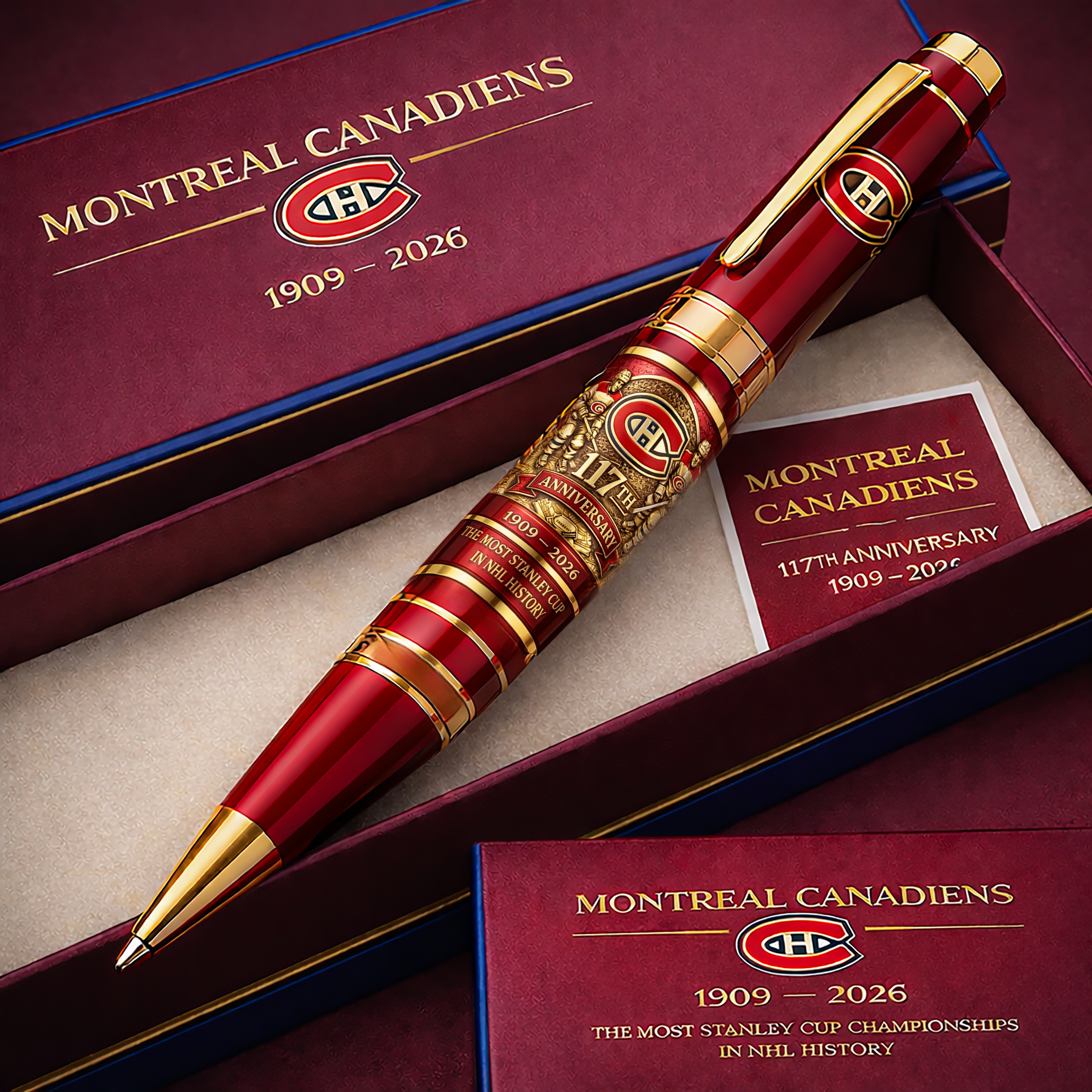 Montreal Canadiens 117th Anniversary Commemorative Pen