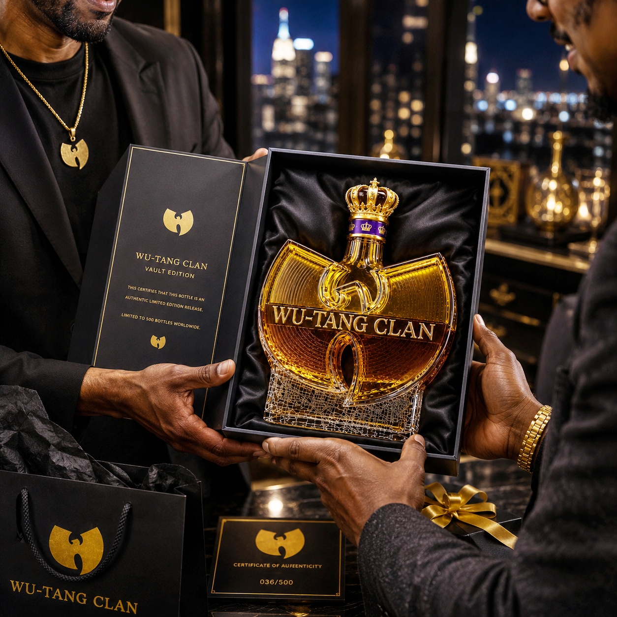 Wu-Tang Clan Vault Edition Whiskey Bottle