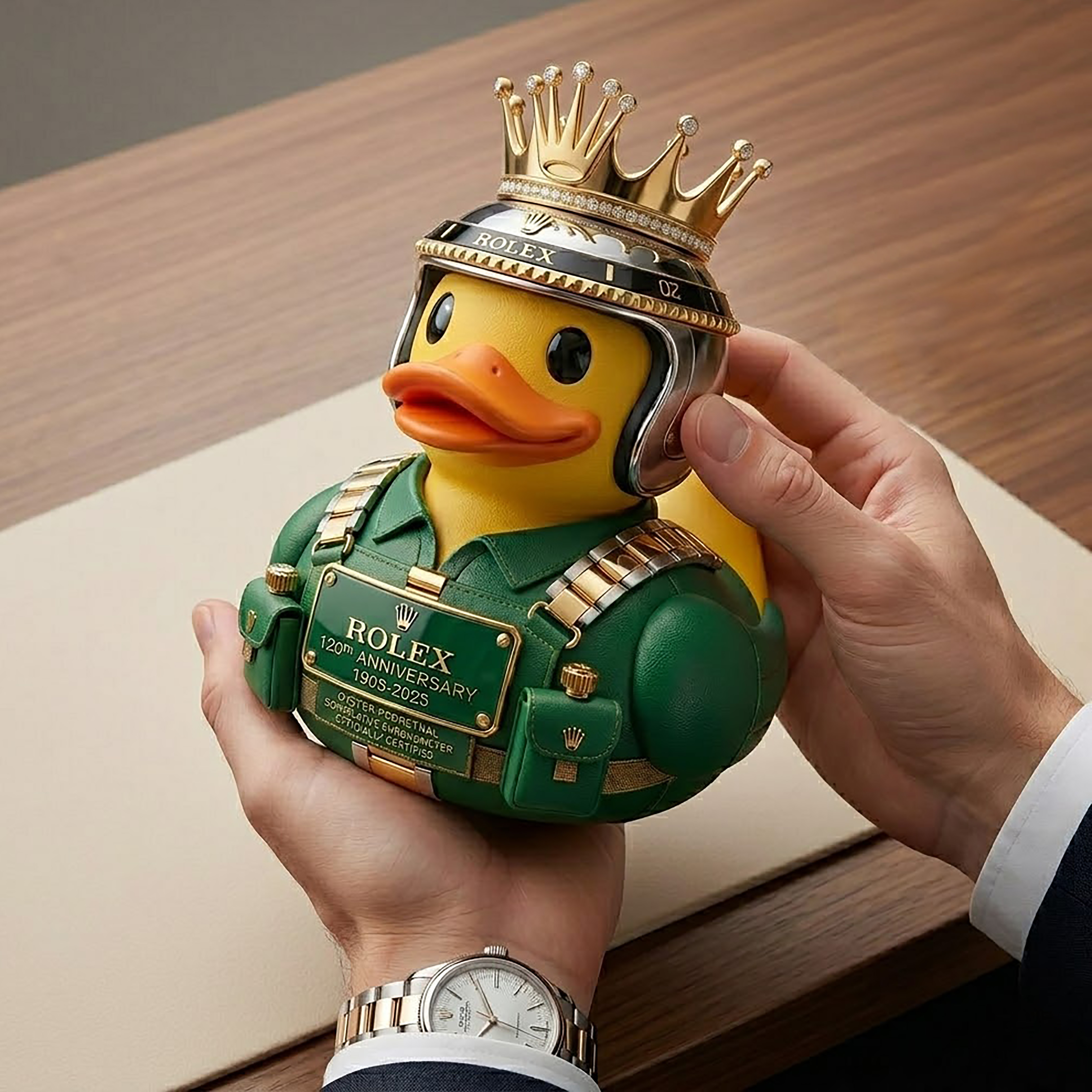 👑 Rolex 120th: Crowned Legacy Duck – Ultimate Luxury Collectible 🦆