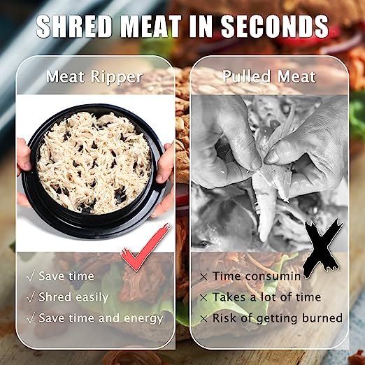 (🔥Last Day Promotion-SAVE 50% OFF)🥩Chicken Shredder-Meat Shredding Tool with Handles-BUY 2 GET 10% OFF & FREE SHIPPING