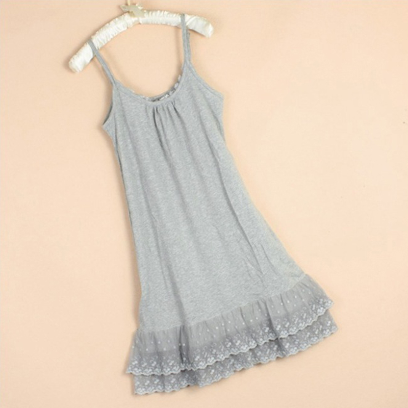 Vintage Plain Lace Patchwork Ruffle Mini Dress