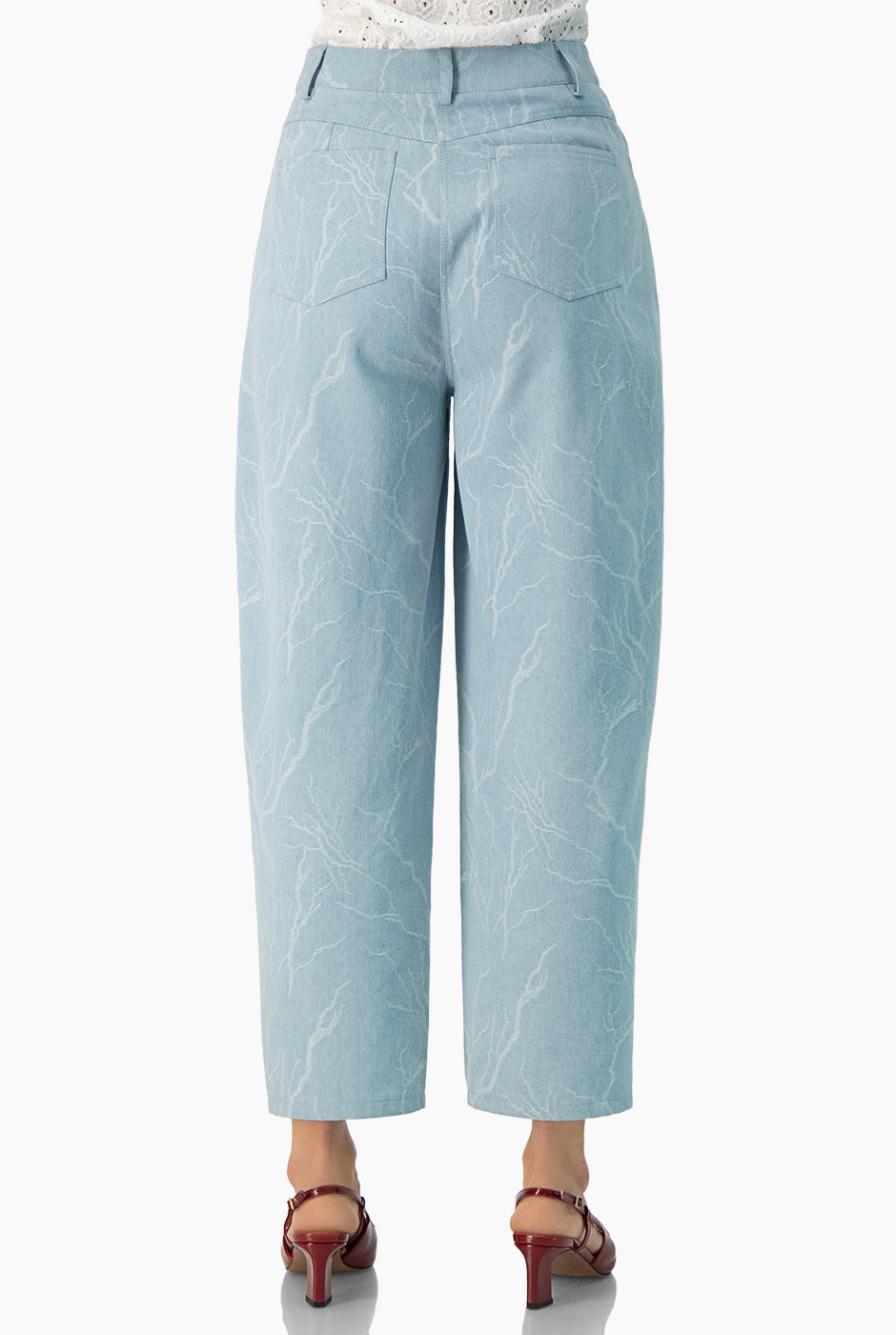 Pantalon con bolsillos simulados