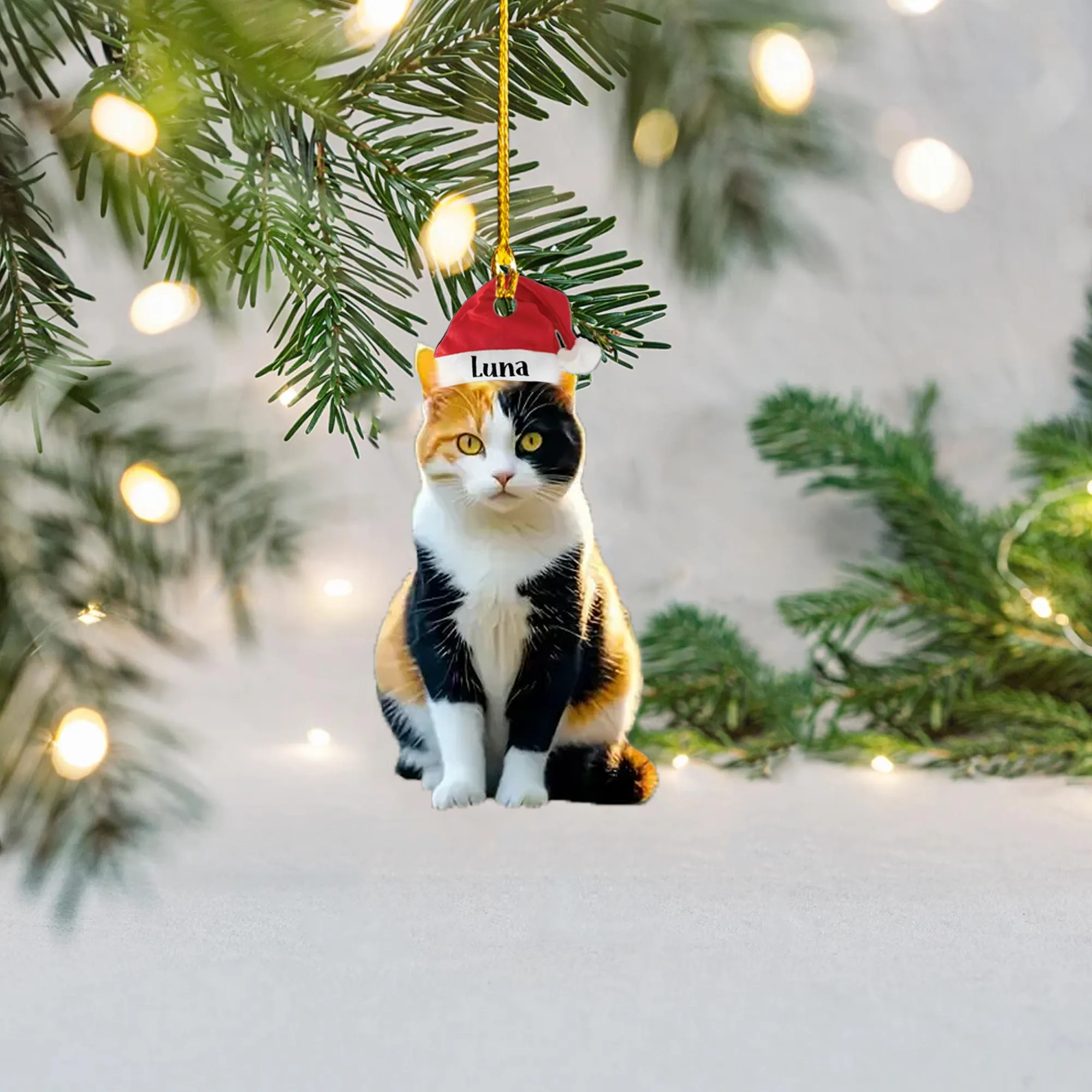 【🎄 Early Christmas Sale 40% OFF】🐾 Personalized Cat Christmas Ornament