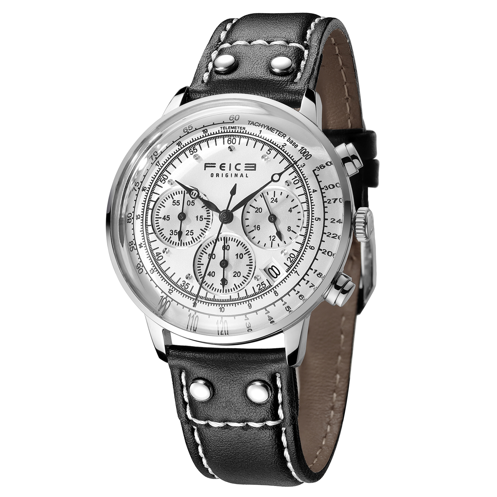 FEICE FS303 Men's Wrist Watch with Japanese Quartz Movement Date Multi