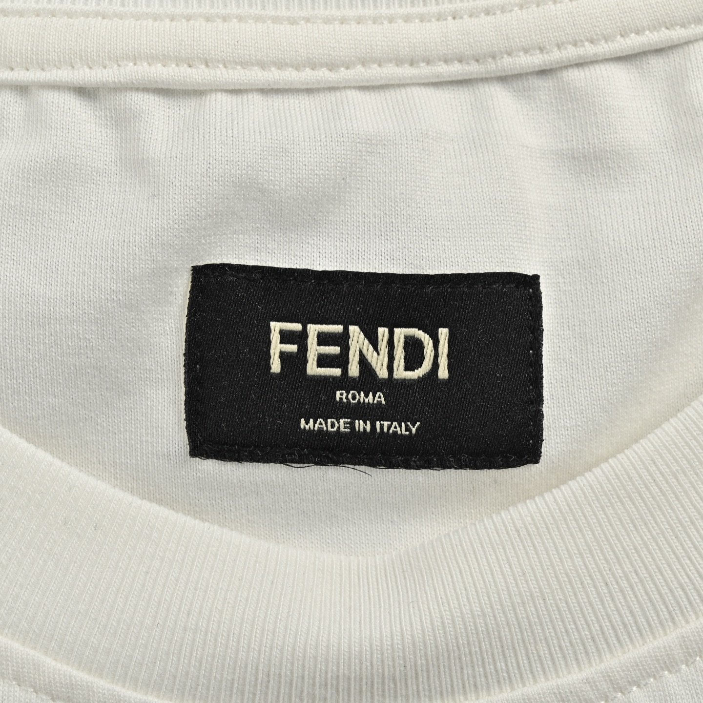 Fendi 25ss French fries embroidered short sleeve