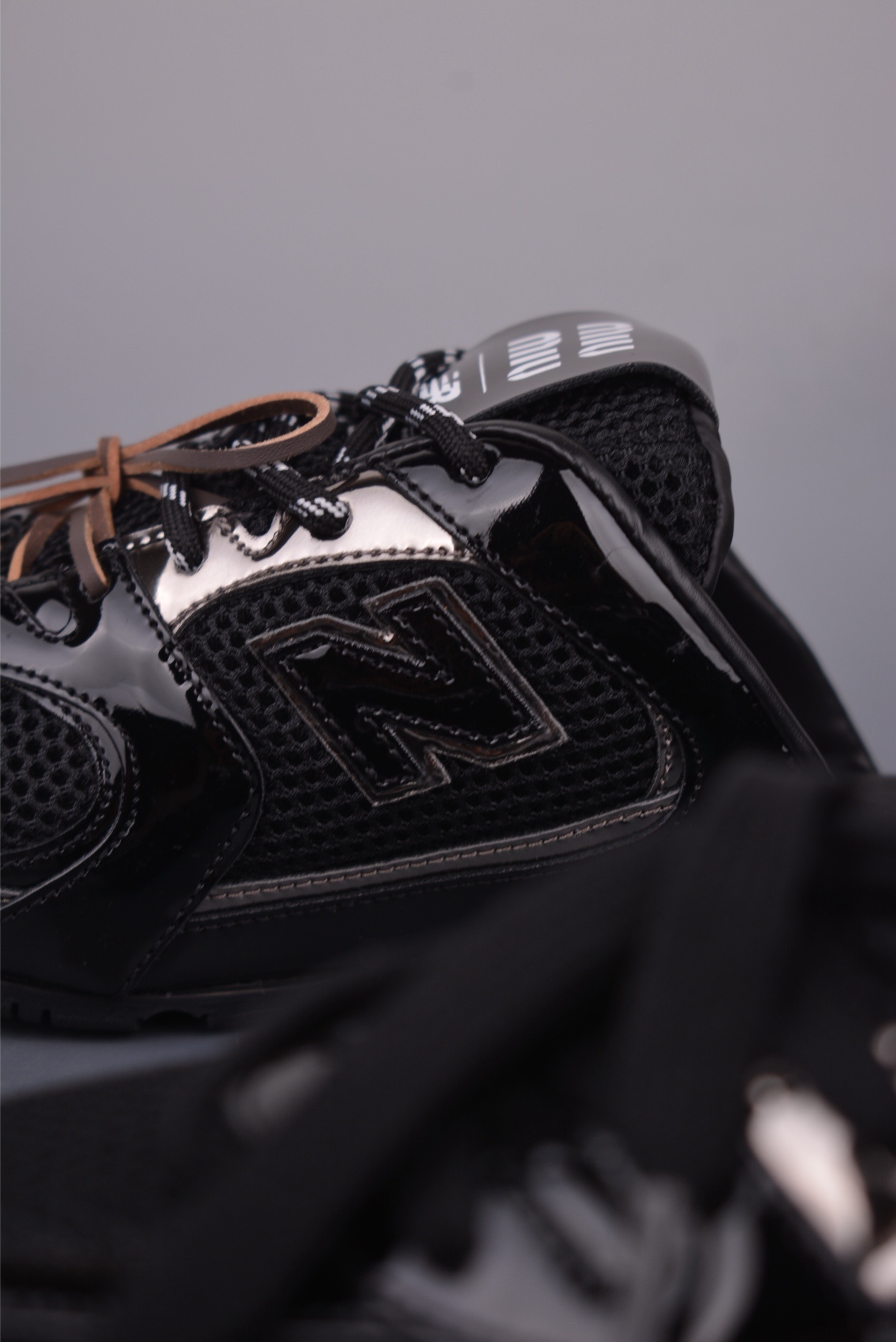 Miu Miu x New Balance 530 SL Faded Suede Mules 