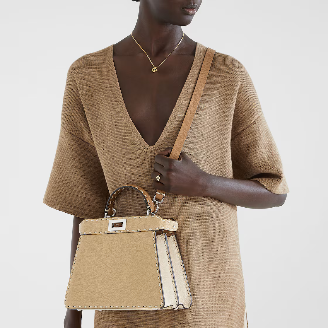 Fendi Peekaboo ISeeU Small Handbag 8BN327AV1JF1SY4