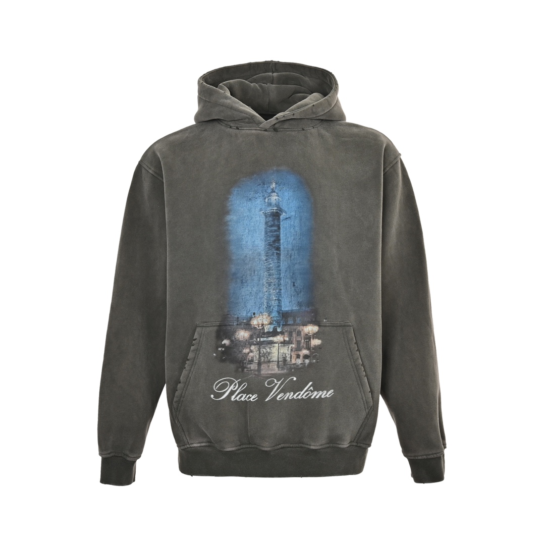 Balenciaga 24Fw Tokyo Limited Edition Lighthouse Fleece Hoodie