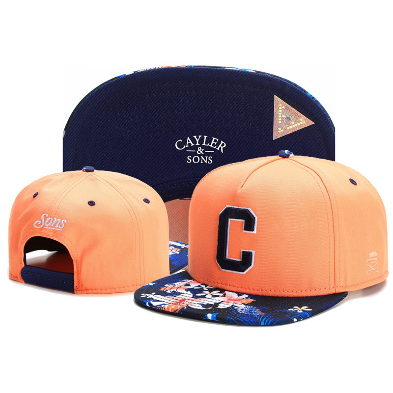 Street dance men and women's trendy embroidered street sun hat flat brim hip hop hat