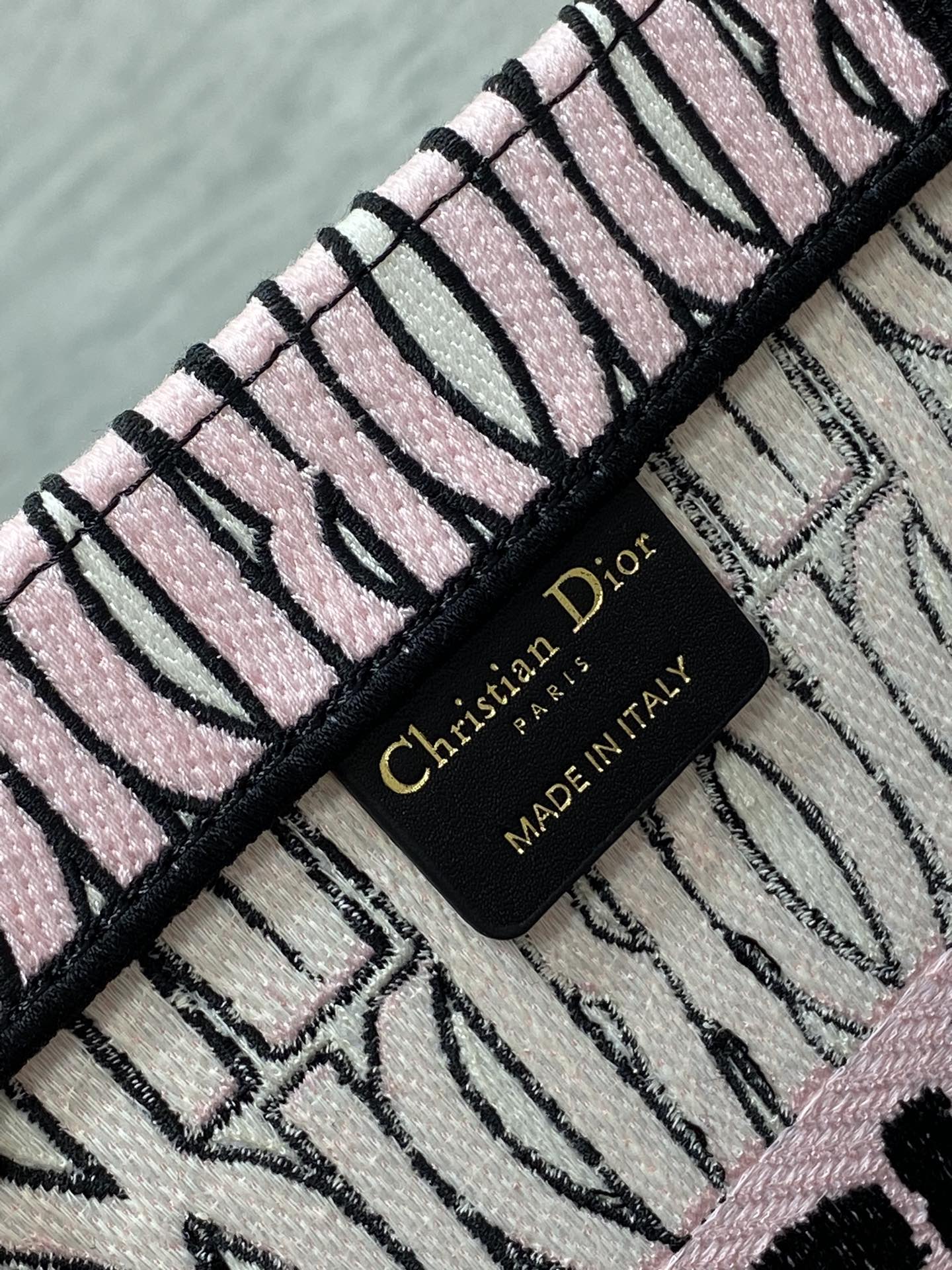 Dior Miss Embroidered Tote Shopping Bag