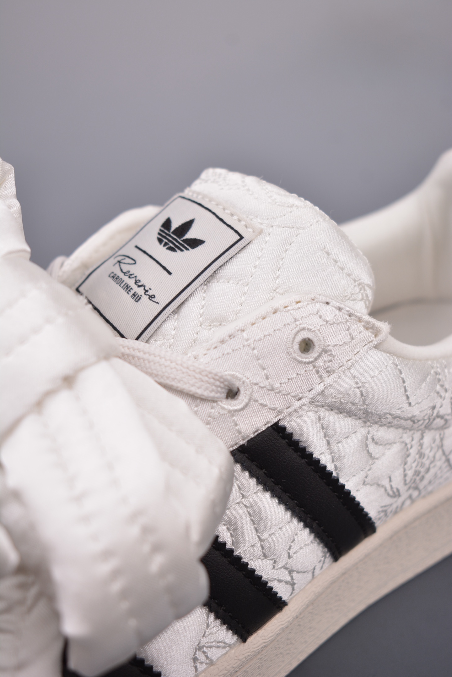 Caroline Hu x Adidas Originals Superstar White Black JR7977