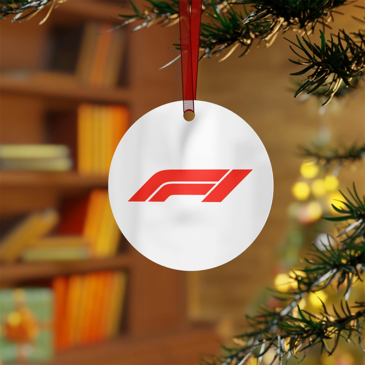 F1 Themed Christmas Ornament