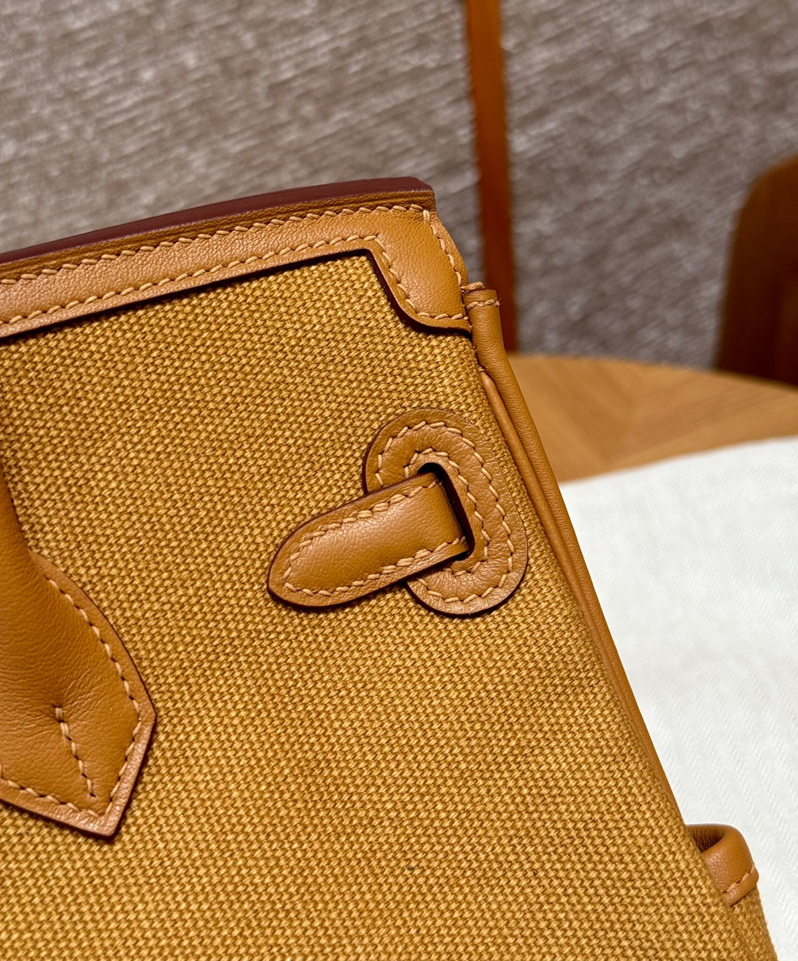 Hermes Birkin cargo 2SSesame handbag (handmade to order)