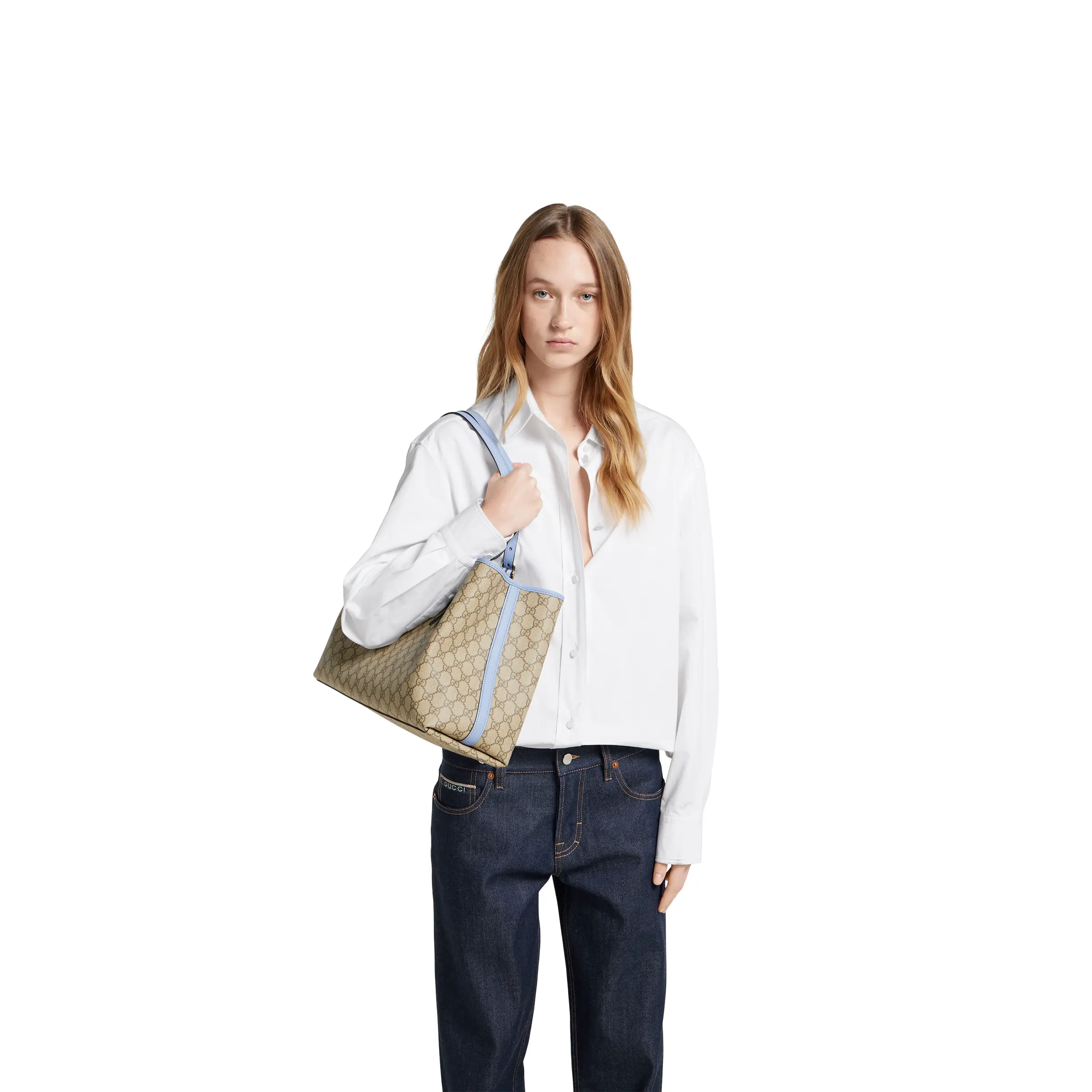 Gucci GG Emblem large tote bag 815213FAD6L9862
