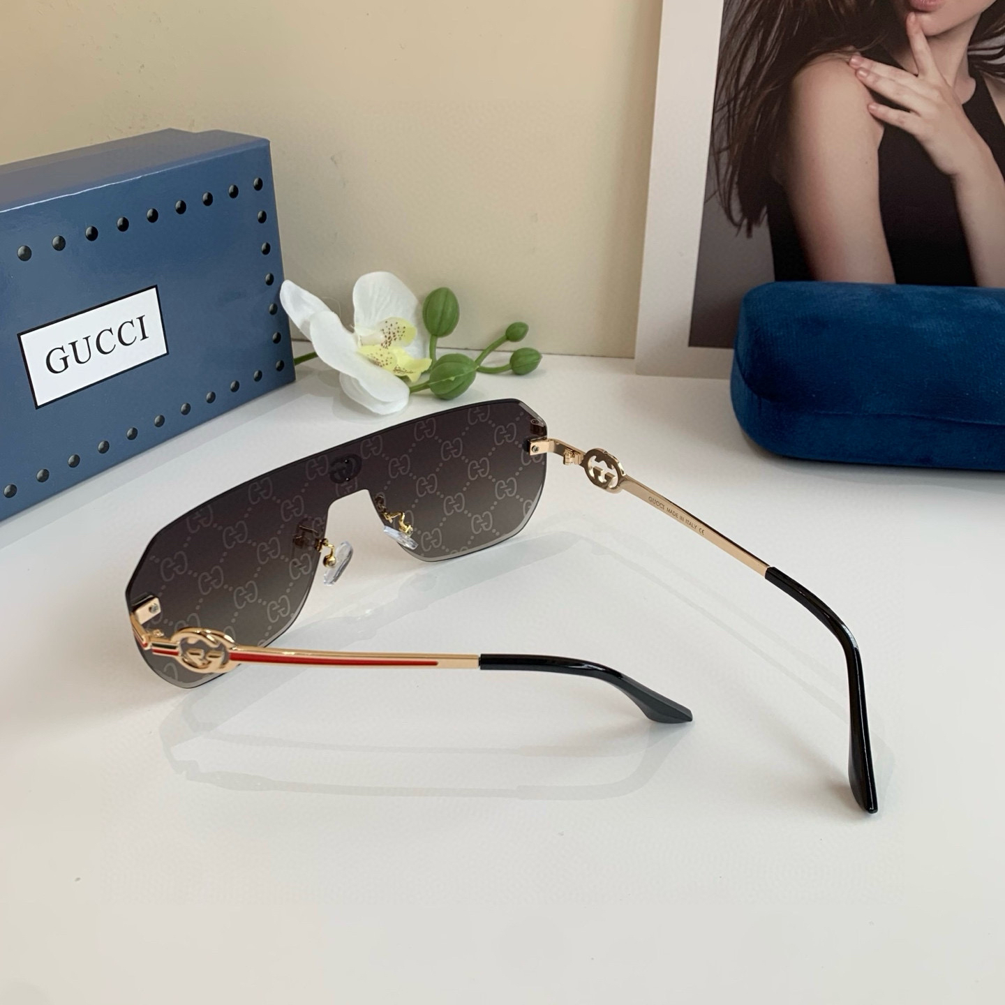 Gucci rimless sunglasses
