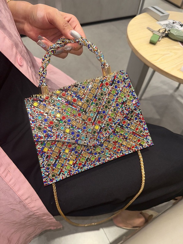 🔥Hot sale🔥Luxury Crystal Rhinestone Evening Handbag