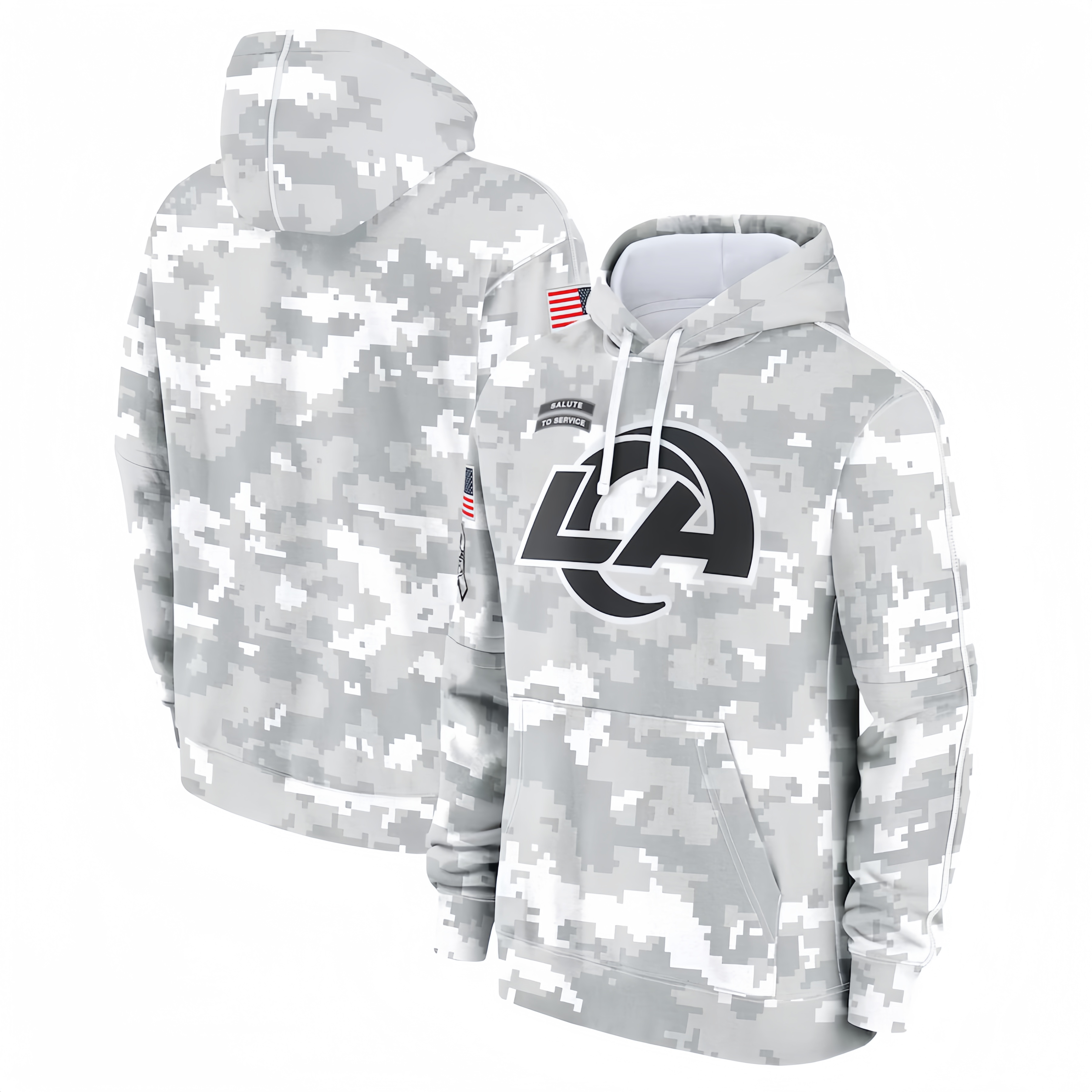 LOS ANGELES RAMS HEAVYWEIGHT HOODIE VETERAN01