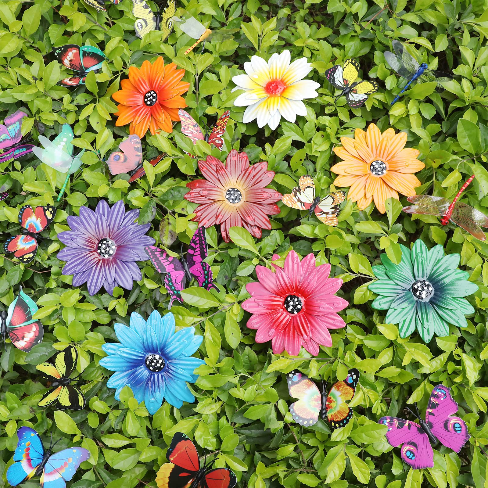 🔥Last Day Promotion - 50% OFF🔥Metal Flowers Garden Stakes-Buy 6  Get 15% Off & Free Shipping