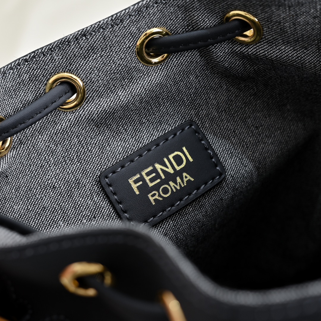 FENDI Monogram Roll Mini Vegetable Basket 3366