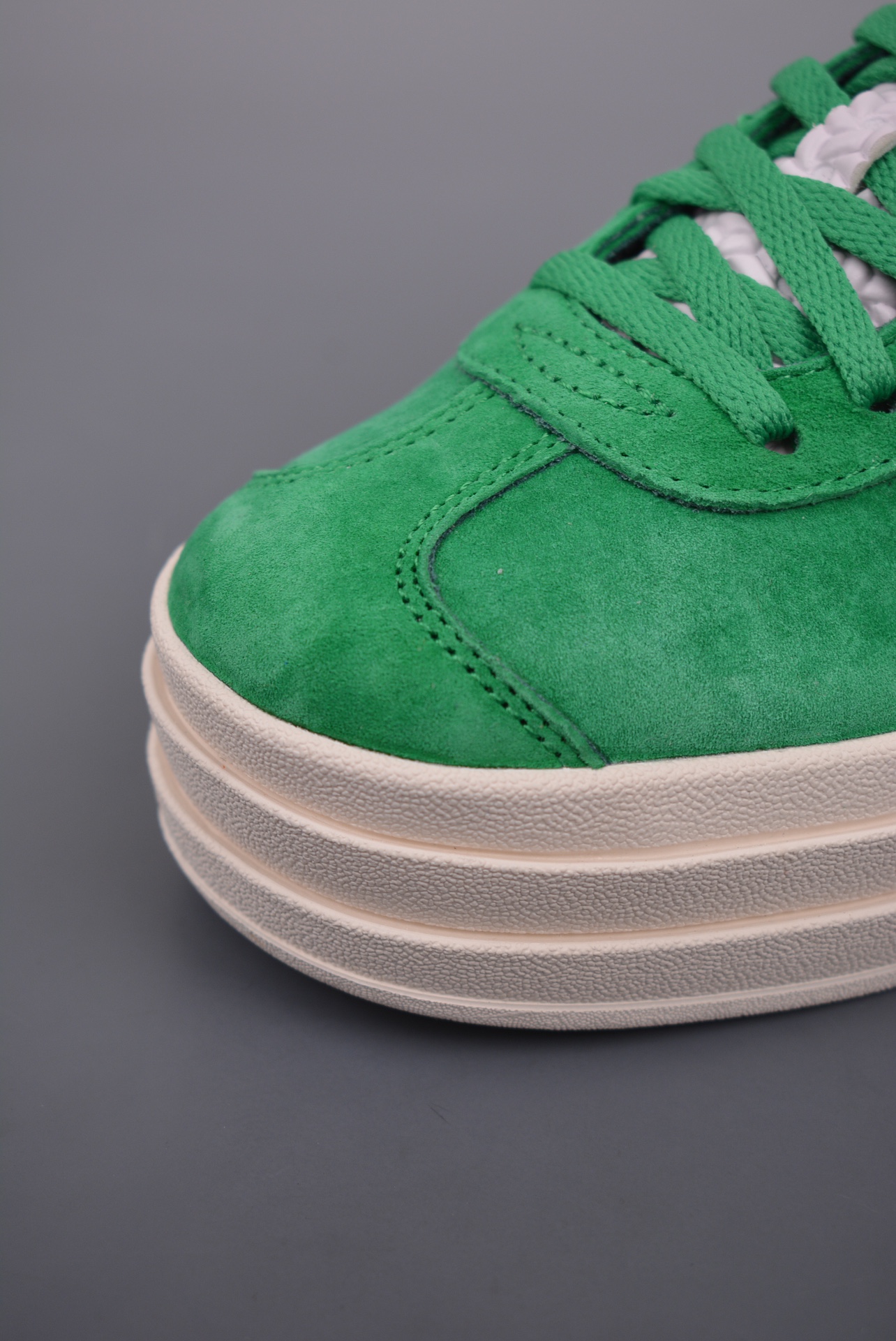 Adidas Originals Gazelle Bold W Grass Green Pink White IG3136