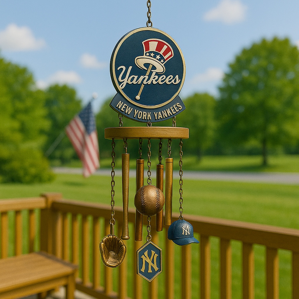 New York Yankees Wind Chime