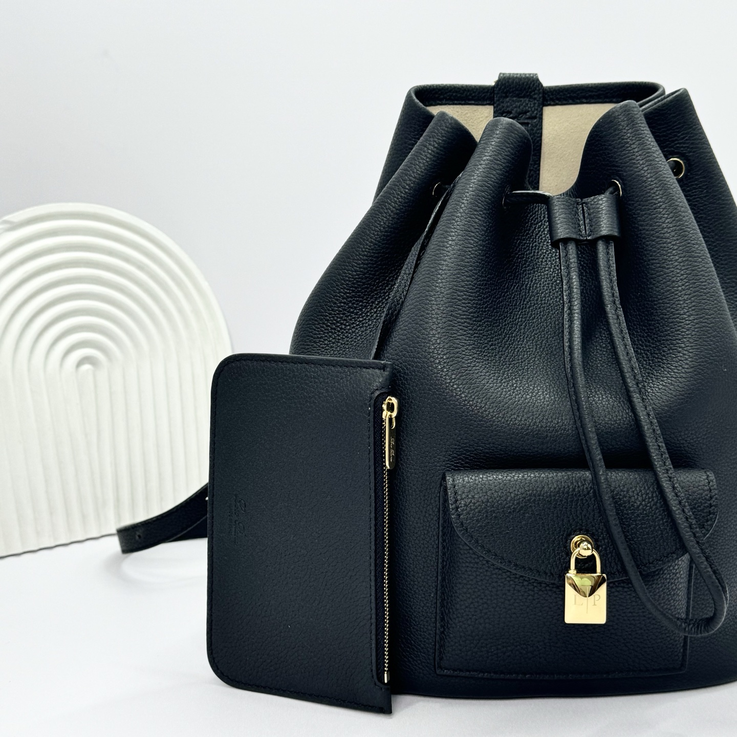 Loro Piana Extra Drawstring Backpack FAP4322