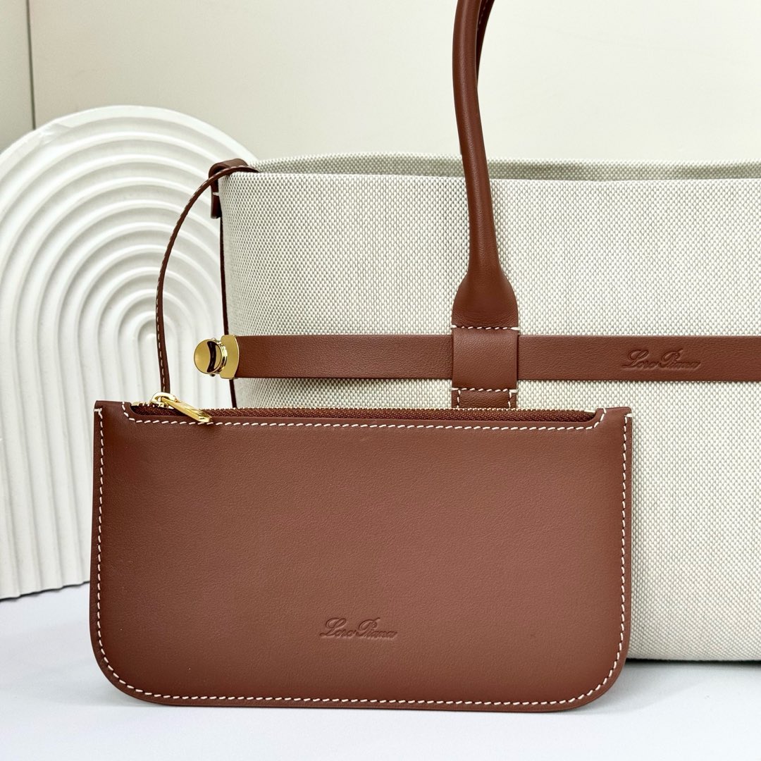 Loro Piana Ghiera Shoer Small Shopping Bag FAO7473
