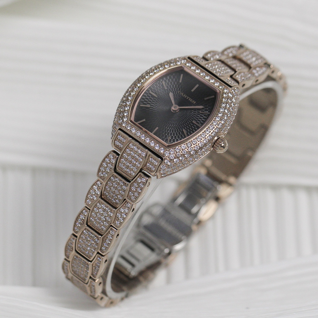Cartier Gypsophila - Mini lady tonneau watch