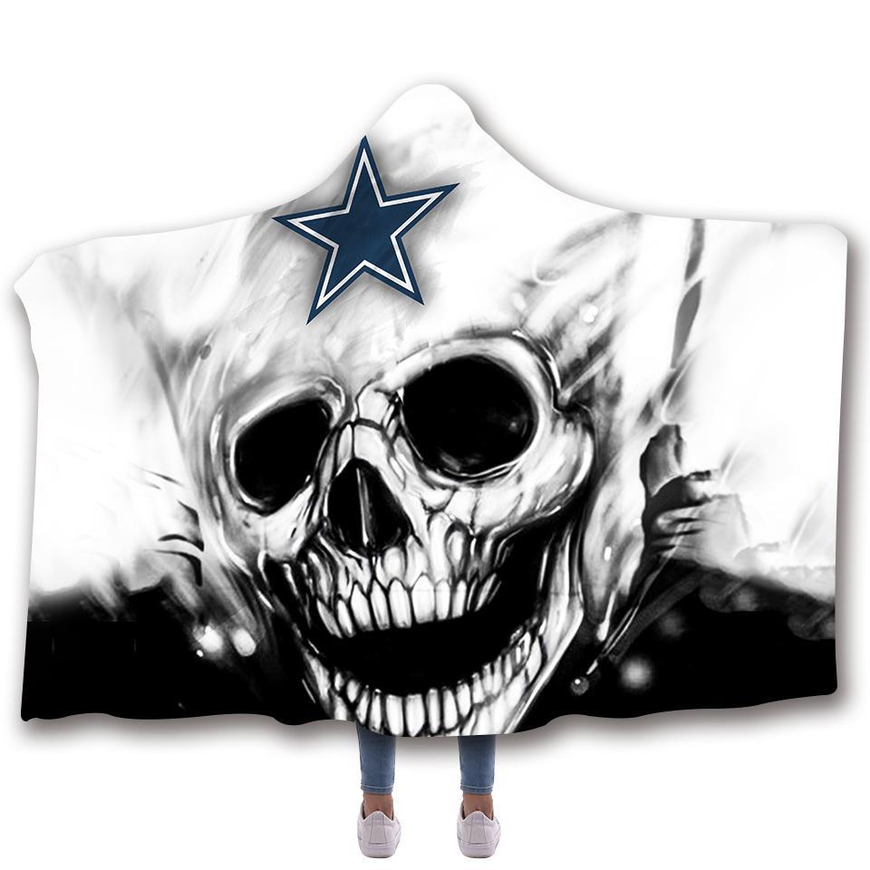 DALLAS COWBOYS CLASSIC 3D HOODED BLANKET