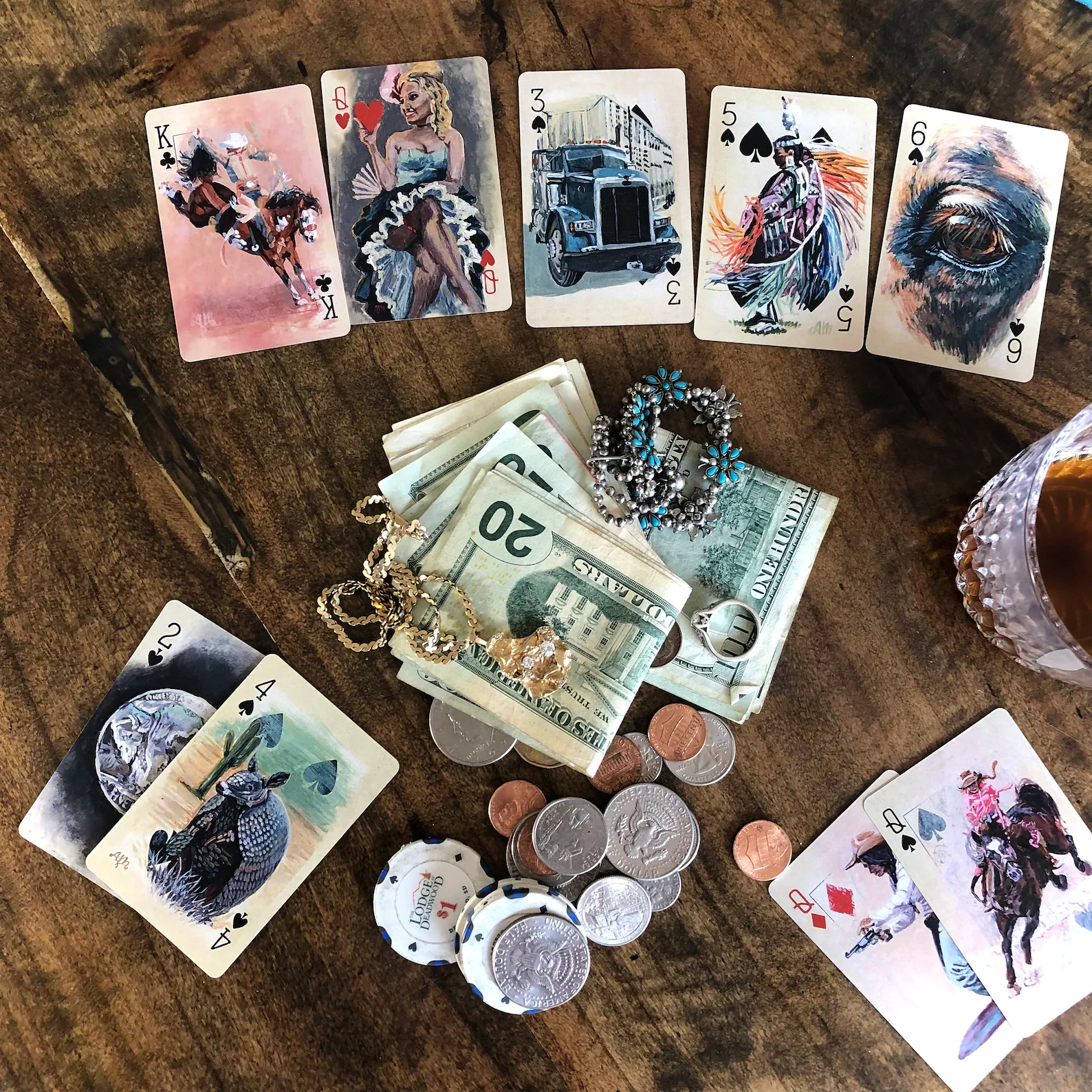 Classic Western Art Playing Cards