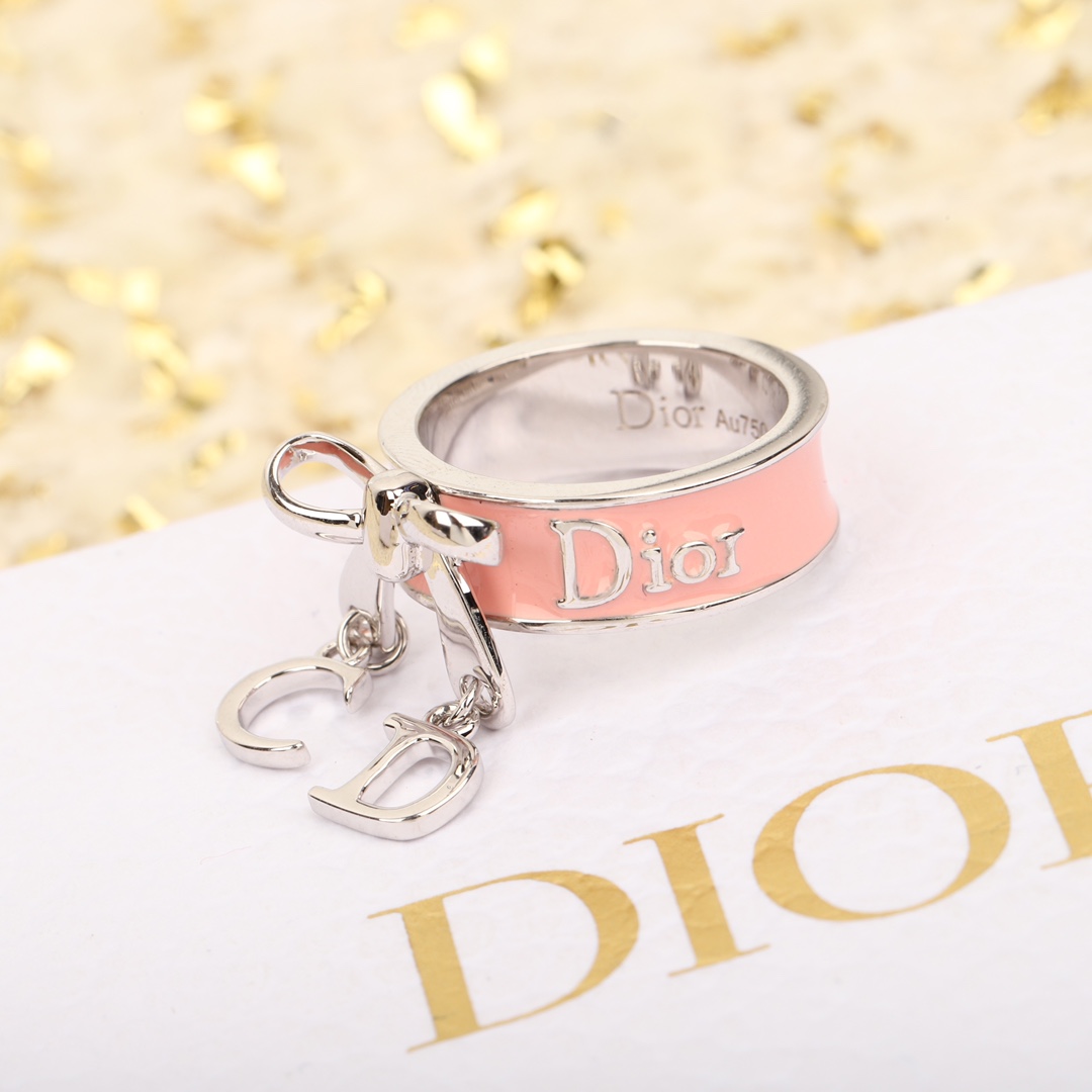 Dior Pink CD Ring